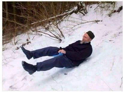 Scheich Muḥammad - beim Rodeln