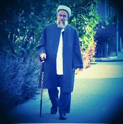 Scheich Muhammad beim Spaziergang
